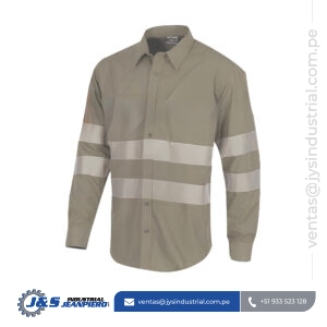 Camisa Drill Beige con Cinta