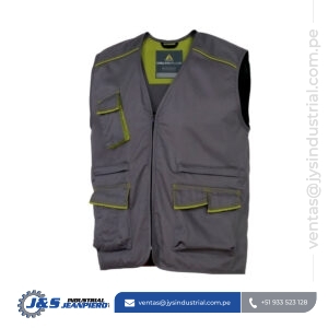 Chaleco Delta Plus M6GIL Gris con Verde