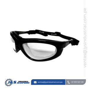 Lente de Seguridad Alpine Negro con Luna Clara – Clute