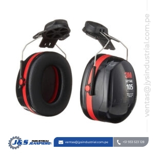Orejera 3M Peltor Optime 105 - Protector Auditivo para Casco con NRR de 30 dB