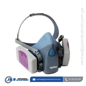 Respirador Media Cara Flyflex con Filtro 7093 para Humo