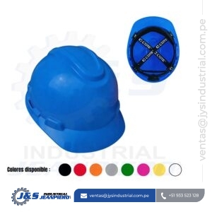 Casco Clute Stark Celeste con Arnés Ratchet