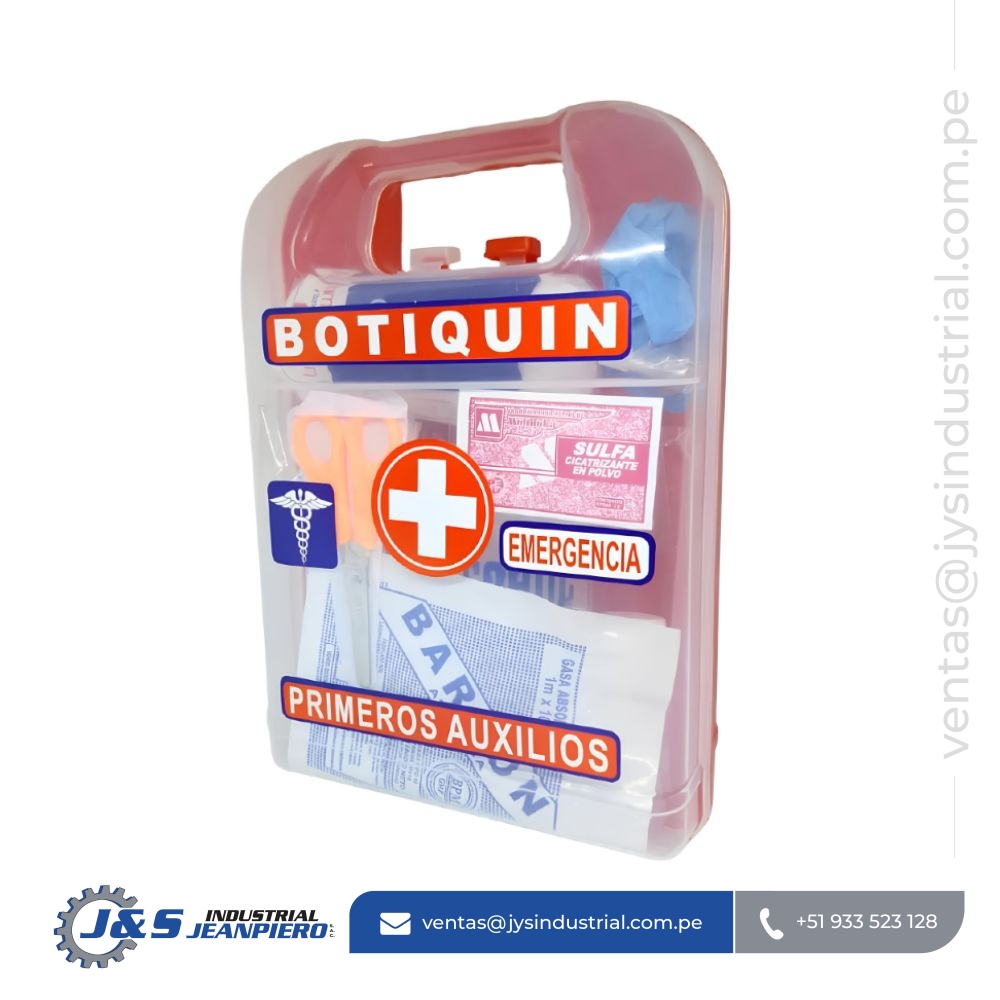 Botiquín de Primeros Auxilios Grande - Kit Descartable de Emergencia