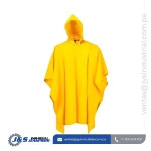 Poncho de Protección PVC Liviano Amarillo