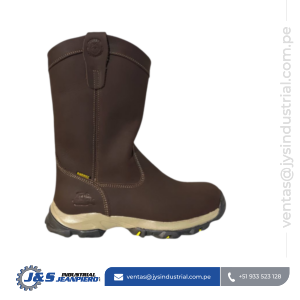 Bota campera Largo Marron – Calzado de Cuero Industrial con Puntera de Protección