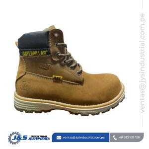 Zapato de Seguridad Marron – Calzado de Cuero Industrial con Puntera de Protección