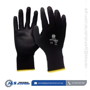 Guante Anticorte PU Negro Economico